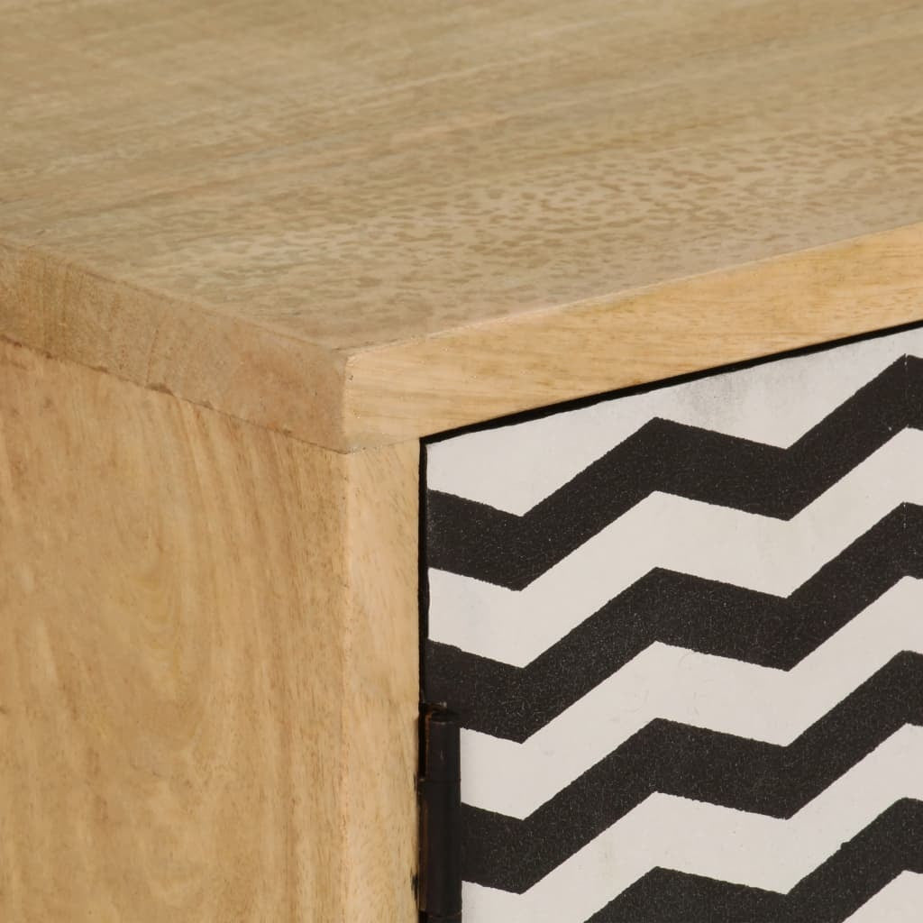 Sideboard 120x30x75 cm Solid Mango Wood