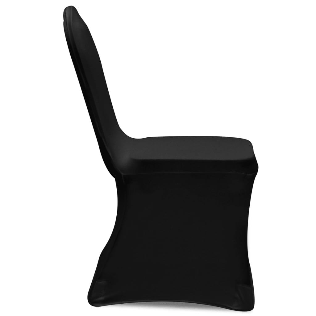 100 pcs Stretch Chair Covers Black