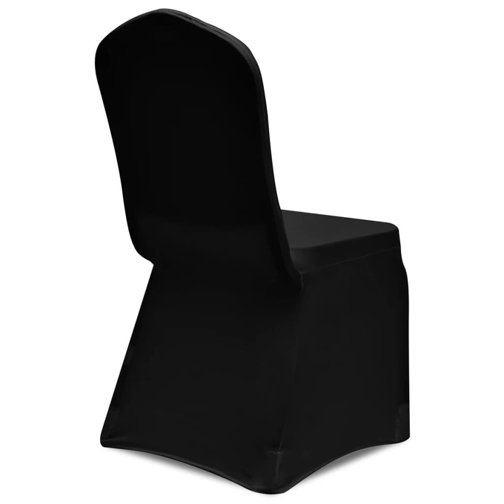 100 pcs Stretch Chair Covers Black