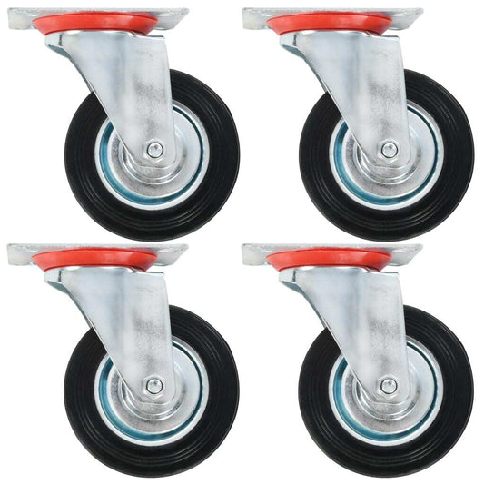12 pcs Swivel Casters 100 mm