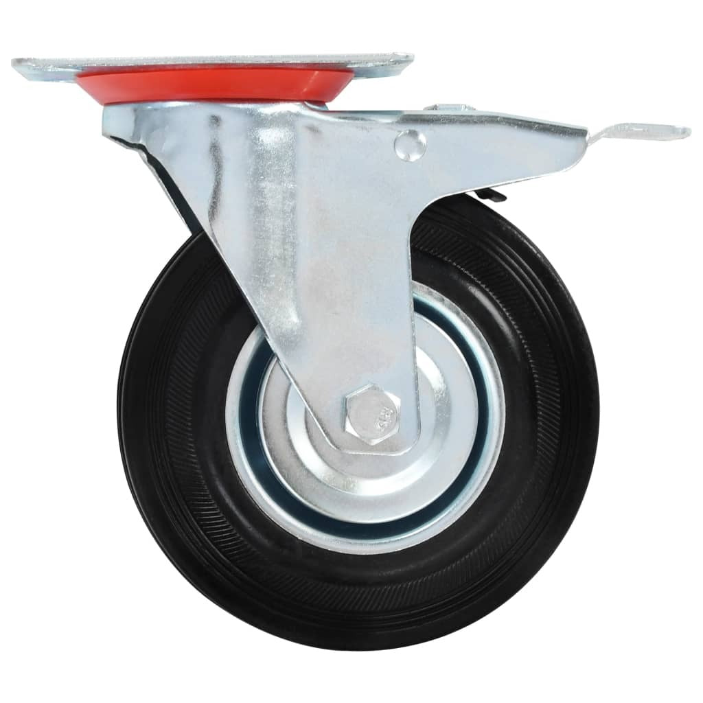 8 pcs Swivel Casters 125 mm