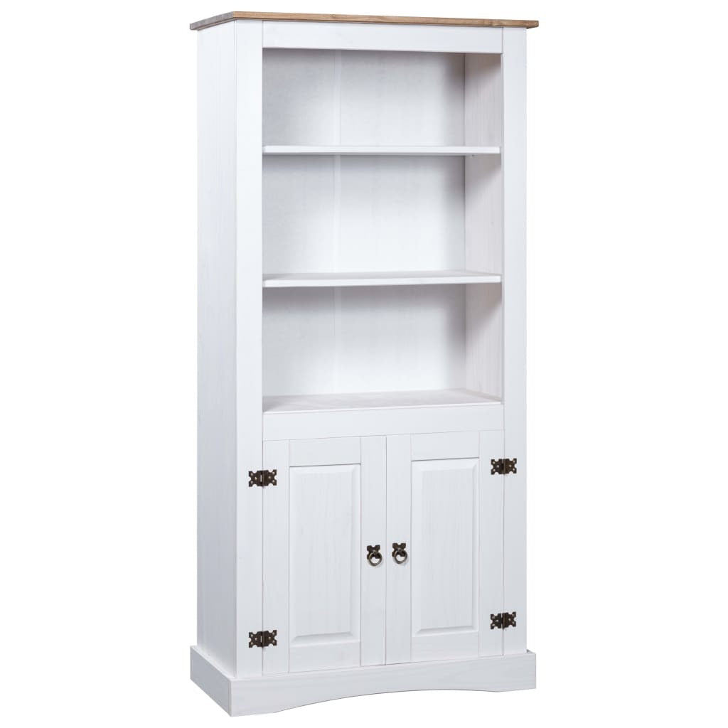 Cupboard Mexican Pine Corona Range White 80x40x170 cm