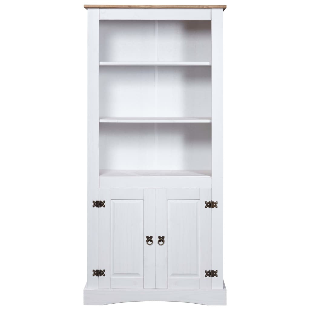 Cupboard Mexican Pine Corona Range White 80x40x170 cm