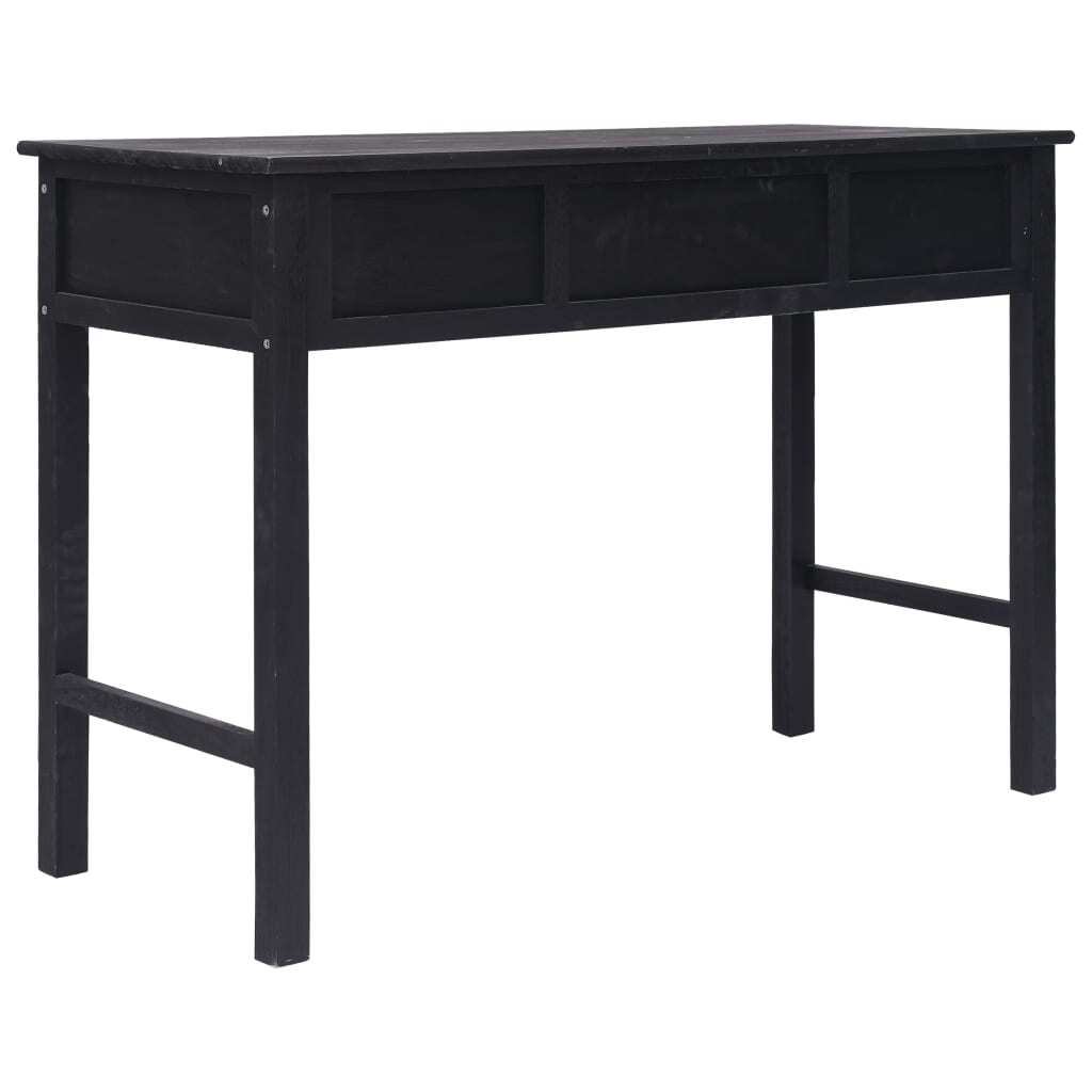 Console Table Black 110x45x76 cm Wood