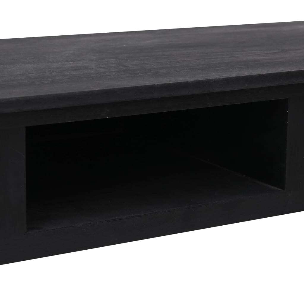 Console Table Black 110x45x76 cm Wood