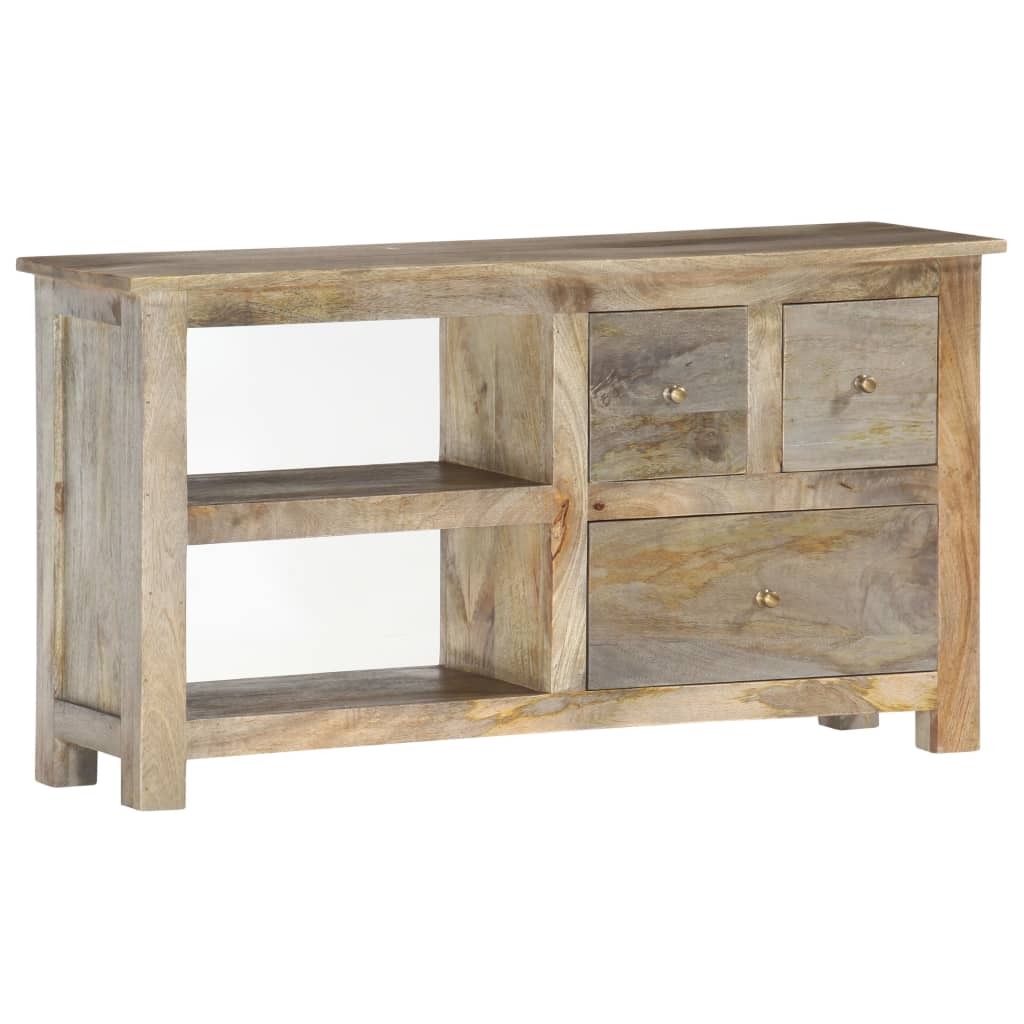 TV Cabinet 100x30x55 cm Solid Mango Wood