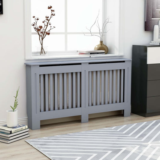 Radiator Cover Anthracite 152x19x81.5 cm MDF