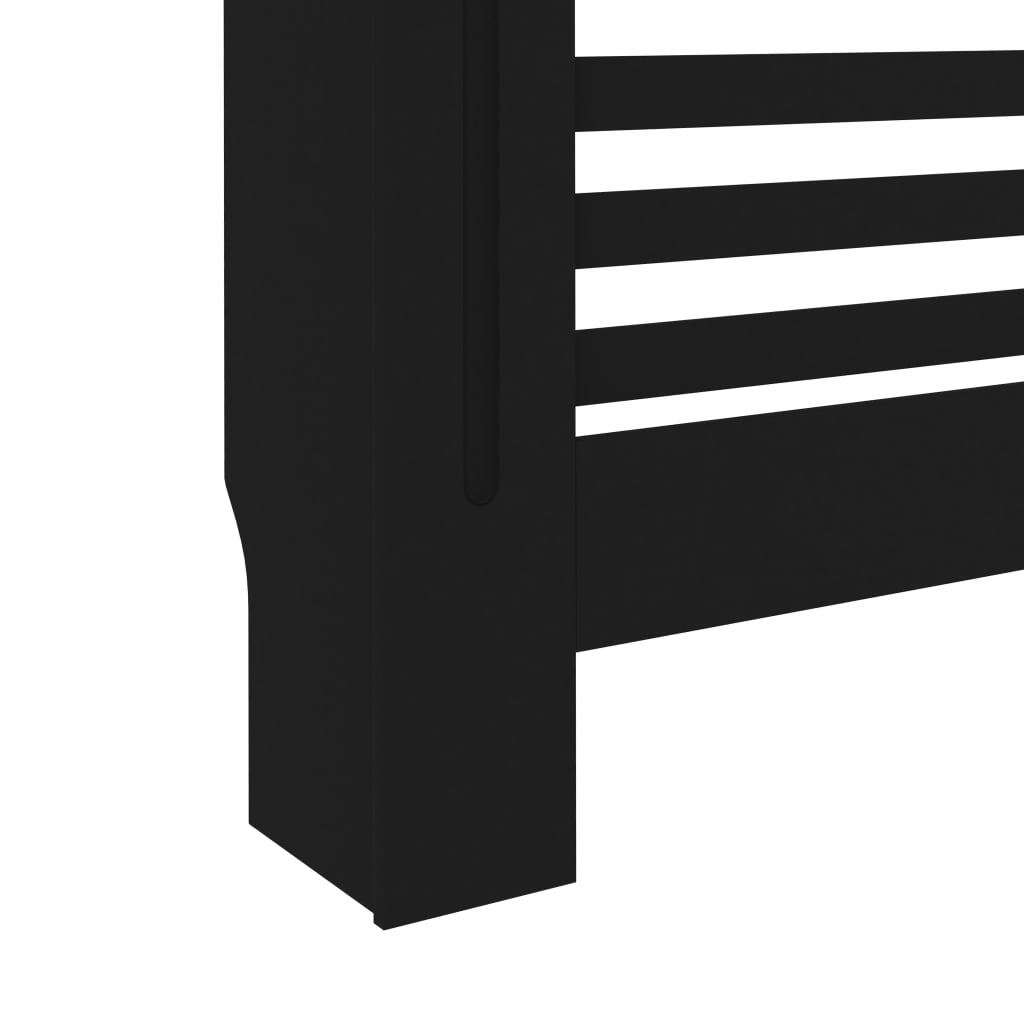 Radiator Cover Black 152x19x81.5 cm MDF