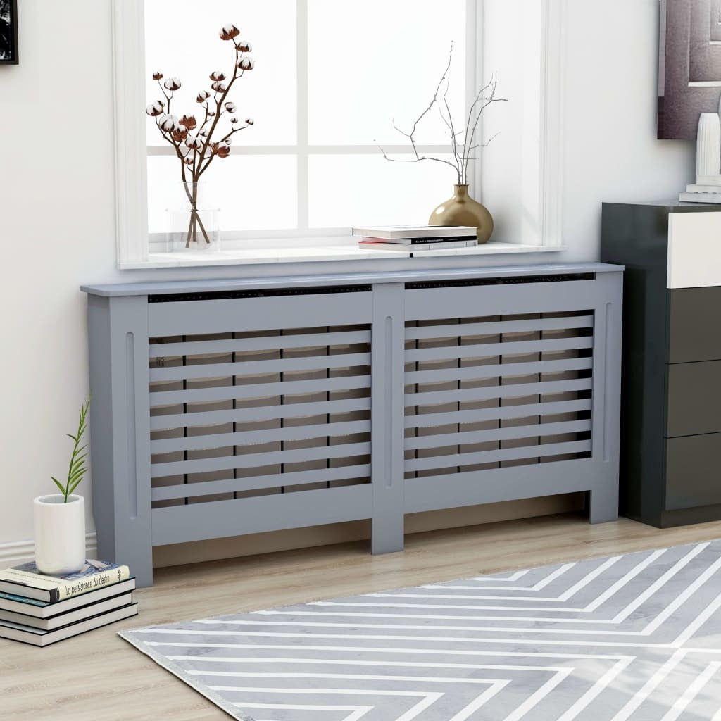 Radiator Cover Anthracite 172x19x81.5 cm MDF