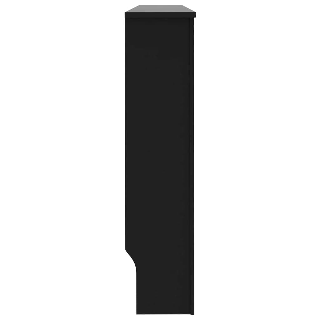 Radiator Cover Black 152x19x81.5 cm MDF