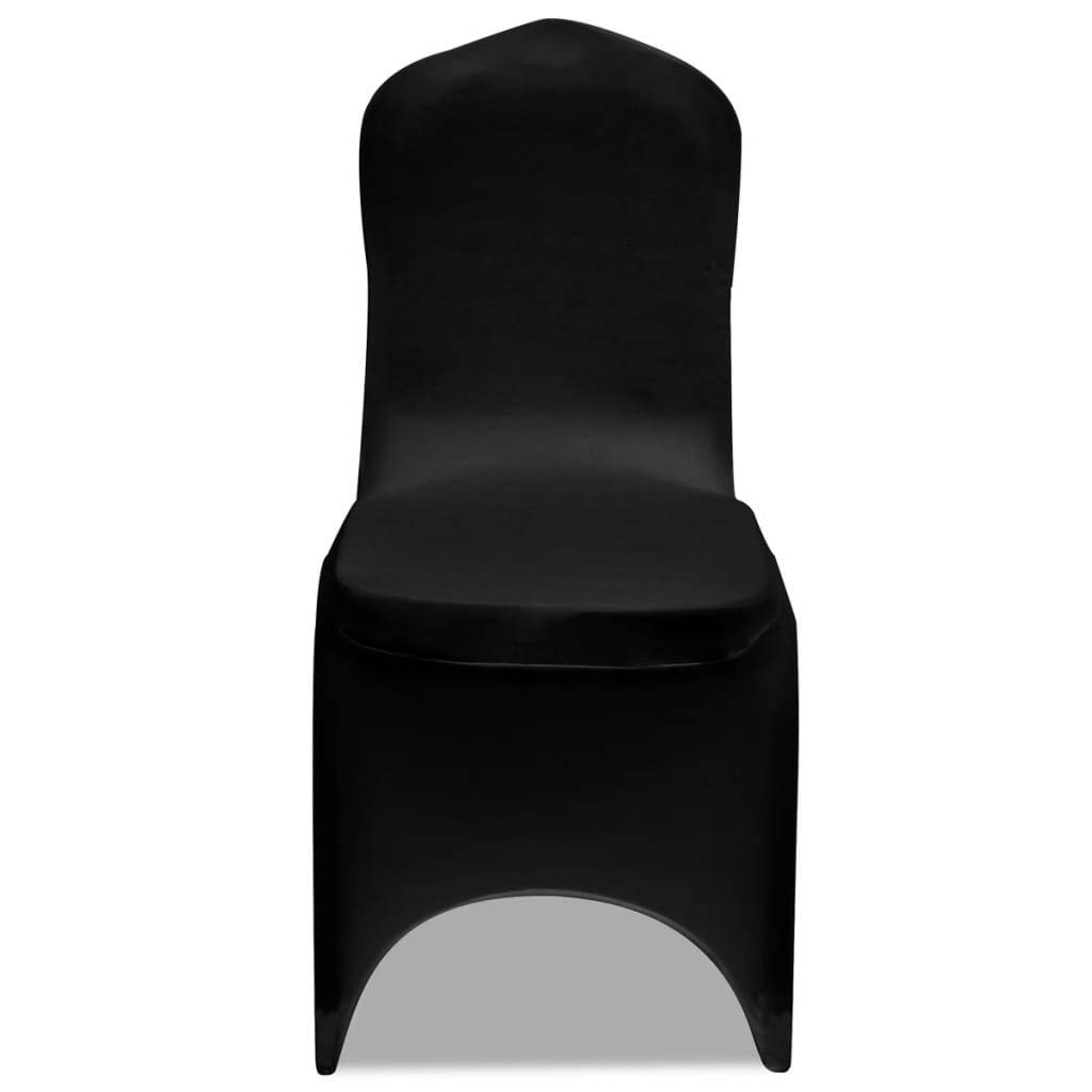 Chair Cover Stretch Black 18 pcs