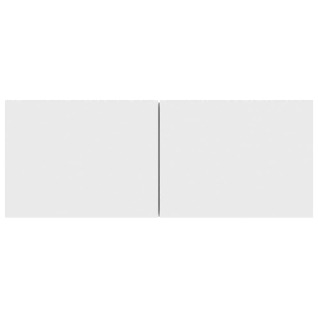 TV Cabinets 3 pcs White Engineered Wood