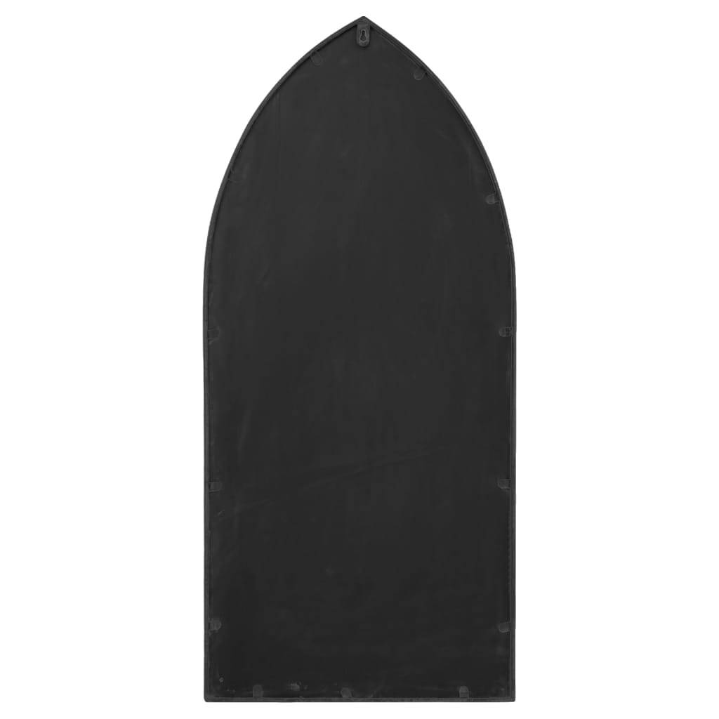 Mirror Black 100x45 cm Iron for Indoor Use