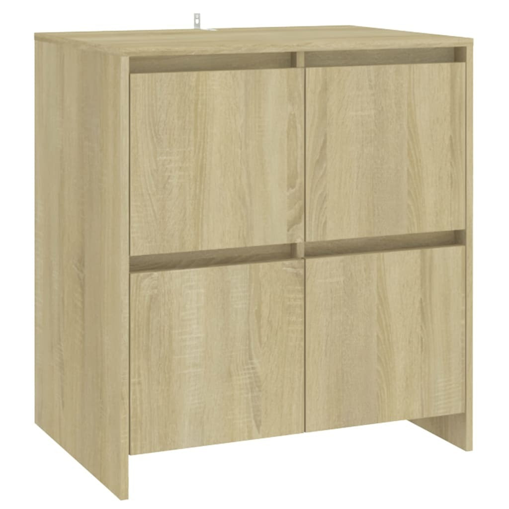 Sideboards 2 pcs Sonoma Oak 70x41x75 cm Engineered Wood