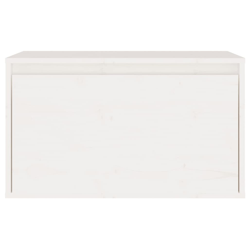 TV Cabinets 7 pcs White Solid Wood Pine