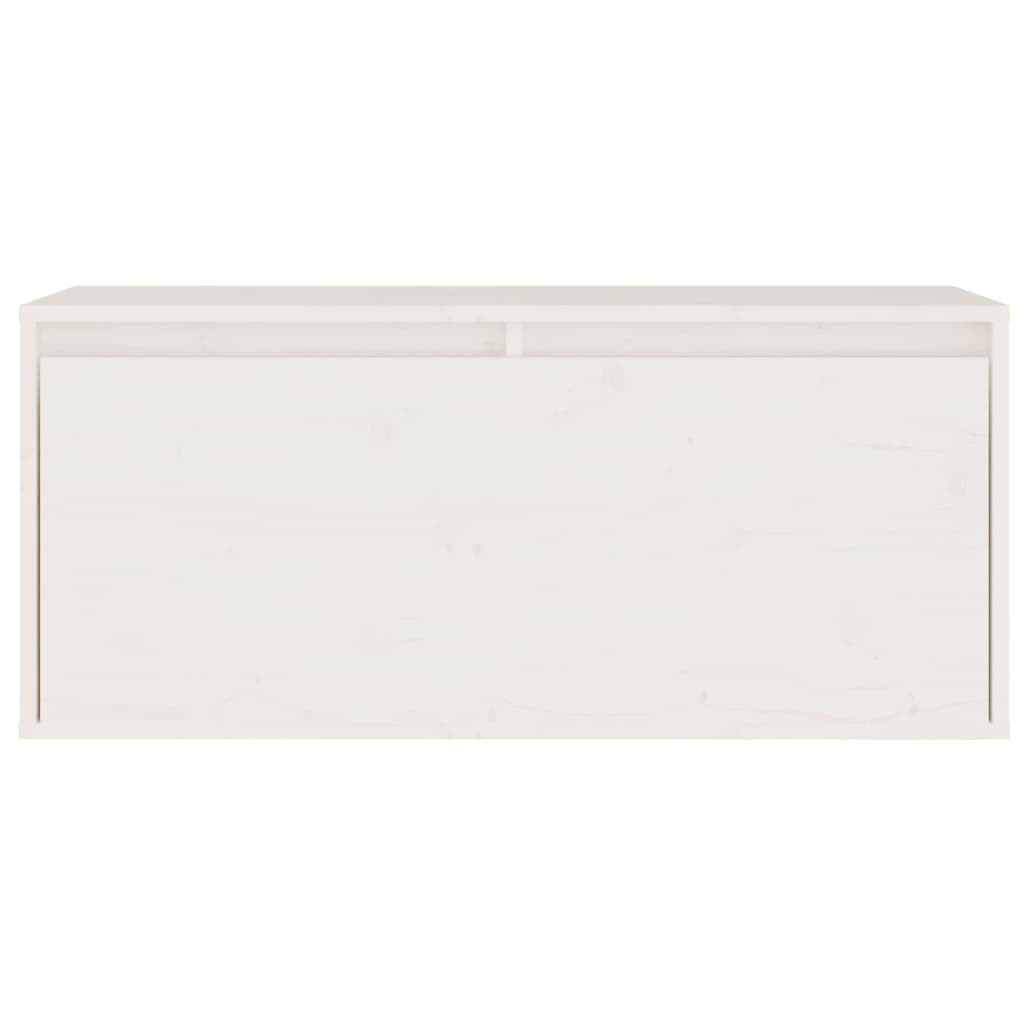 TV Cabinets 6 pcs White Solid Wood Pine