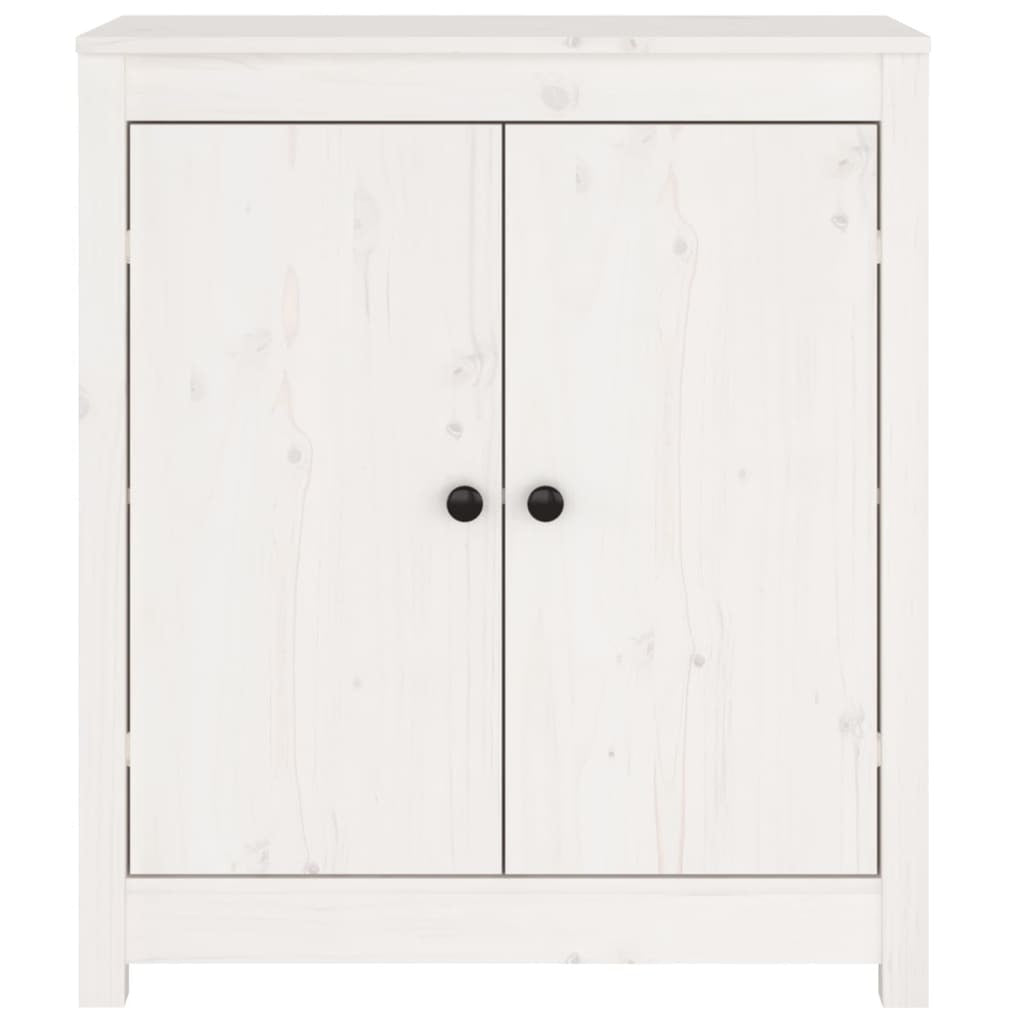 Sideboards 2 pcs White 70x35x80 cm Solid Wood Pine