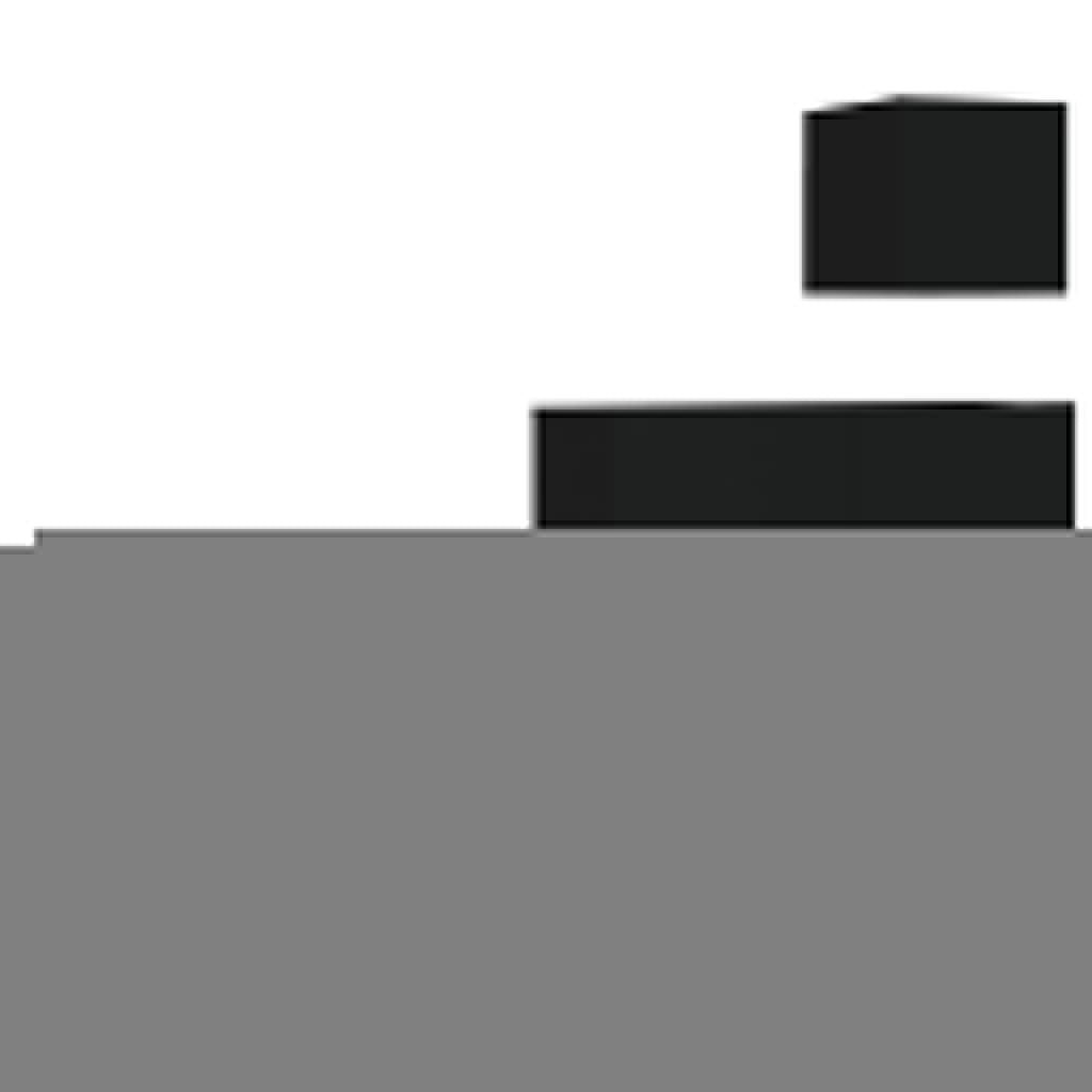 4 Piece TV Cabinet Set Black Engineered Wood