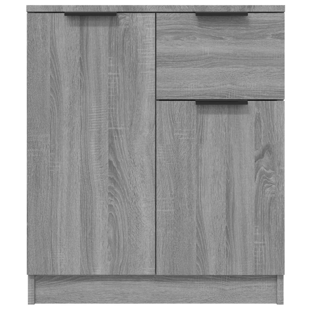 Sideboards 2 pcs Grey Sonoma 60x30x70 cm Engineered Wood