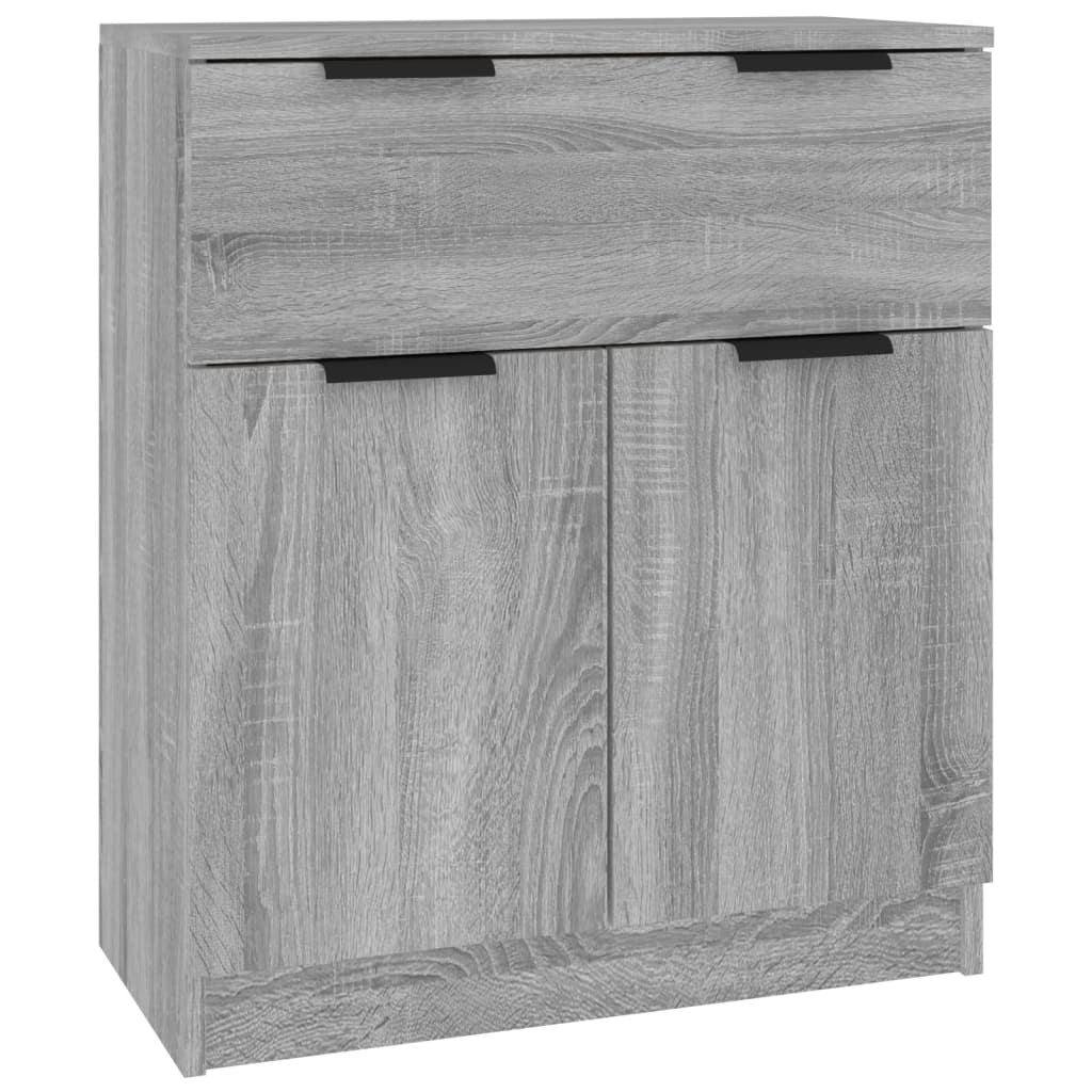 Sideboards 3 pcs Grey Sonoma Engineered Wood