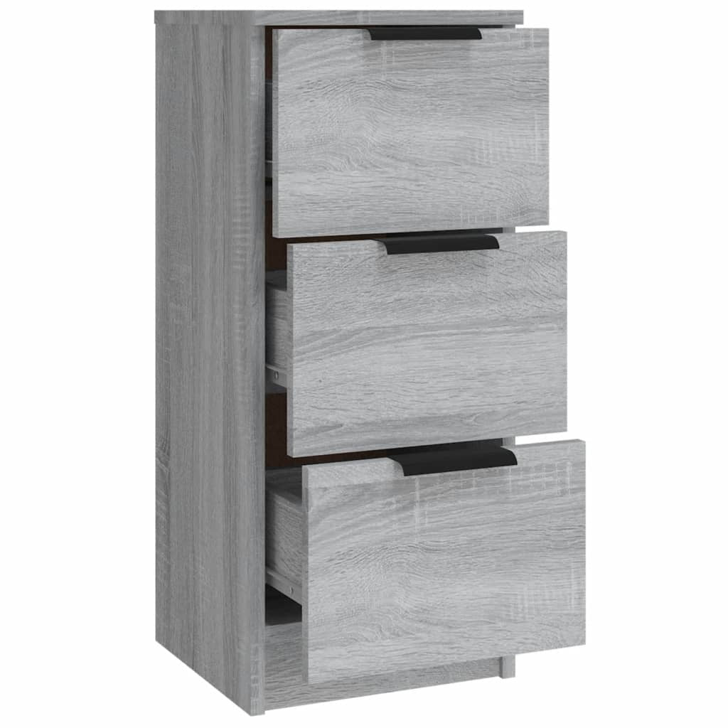 Sideboards 3 pcs Grey Sonoma Engineered Wood
