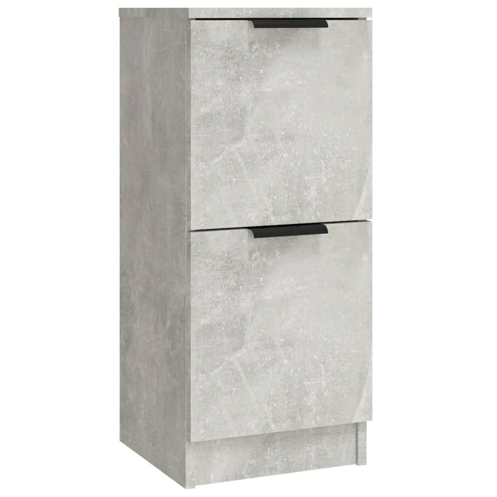 Sideboards 3 pcs Concrete Grey Engineered Wood