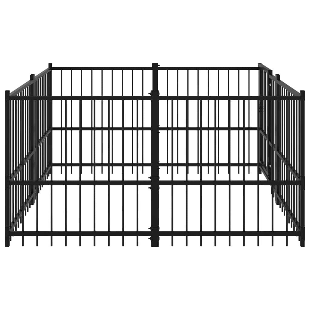 Outdoor Dog Kennel Steel 3.75 m