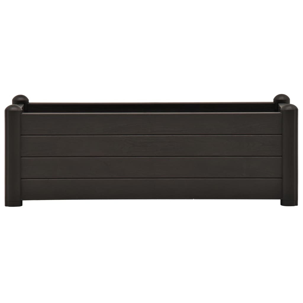 Garden Raised Bed PP Anthracite 100x43x35 cm