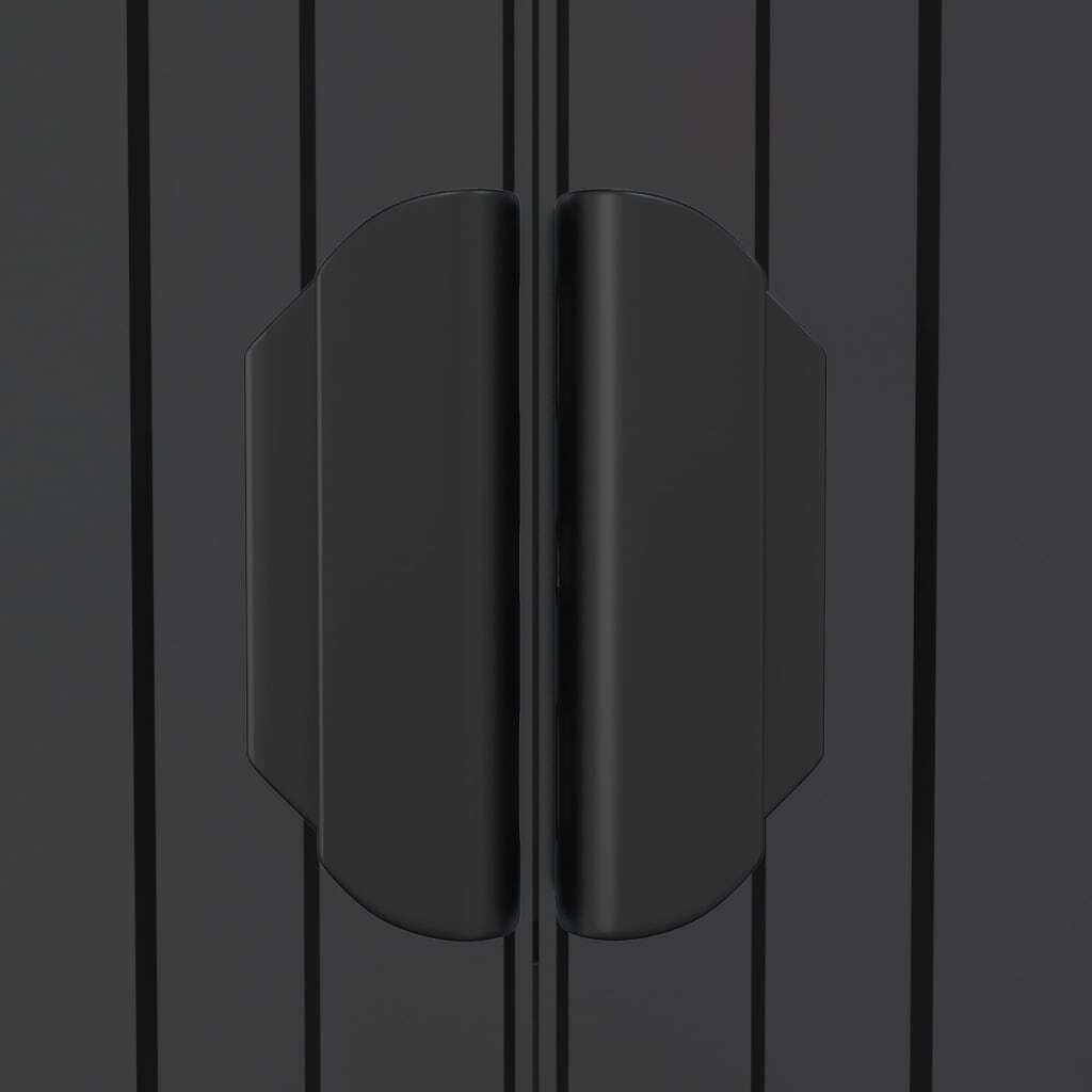 Garden Shed Anthracite 192x274x223 cm Galvanised Steel