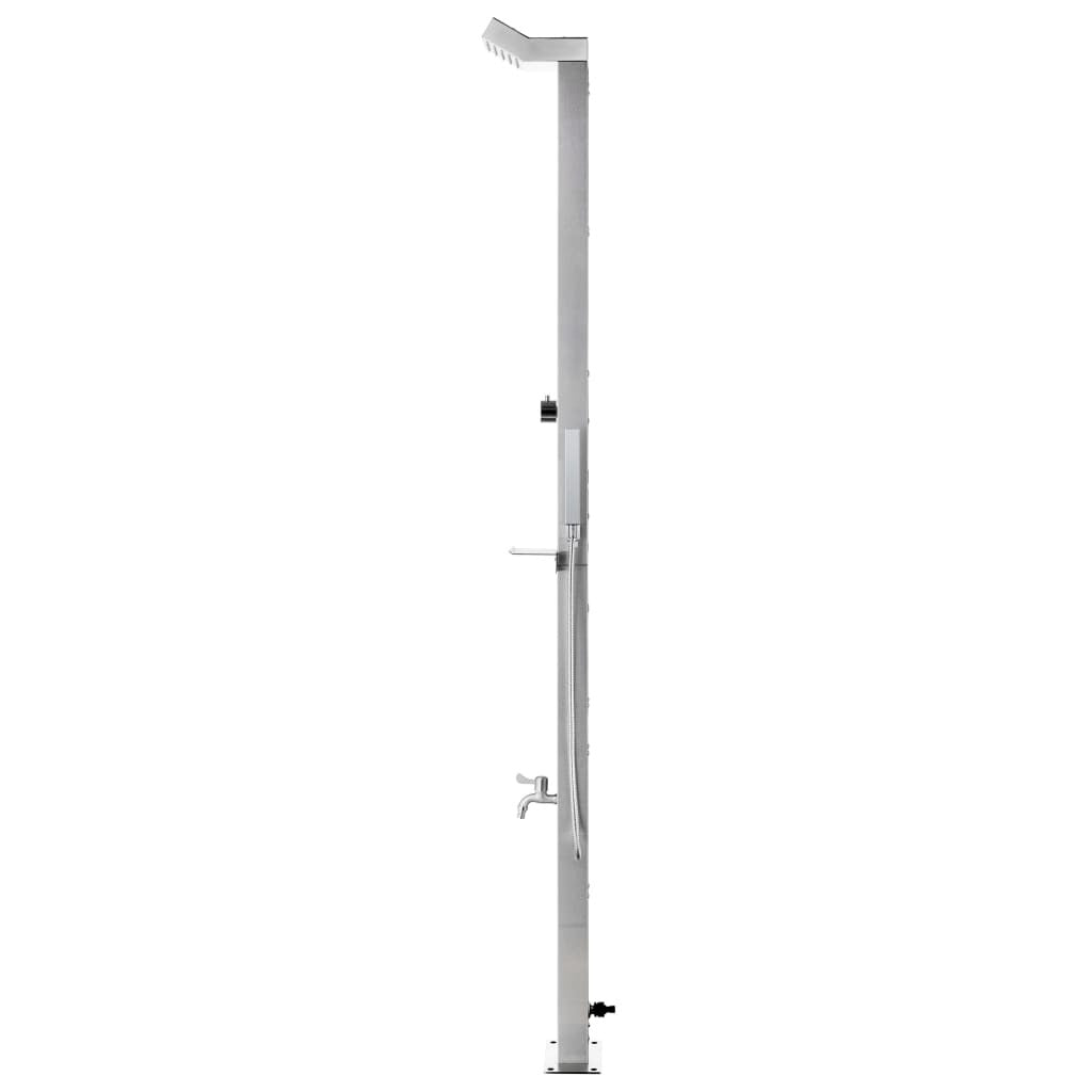 Garden Shower 220 cm Stainless Steel