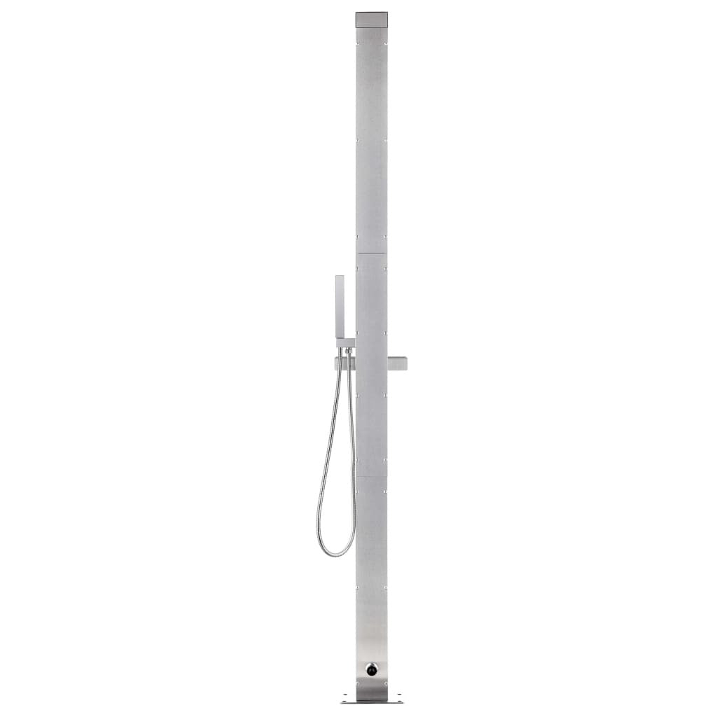 Garden Shower 220 cm Stainless Steel