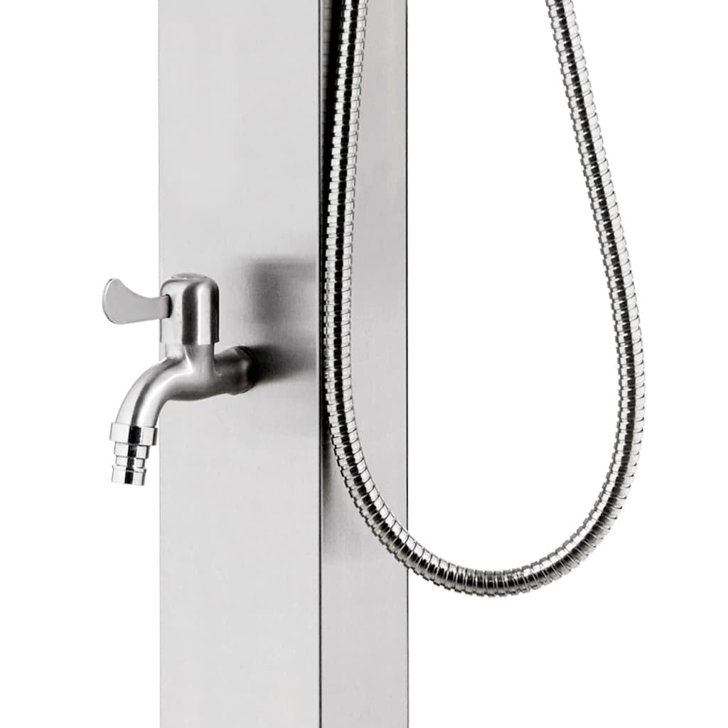 Garden Shower 220 cm Stainless Steel