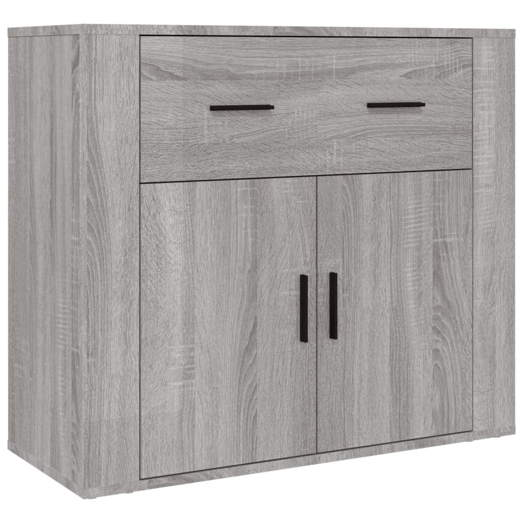 Highboard Grey Sonoma Engineered Wood