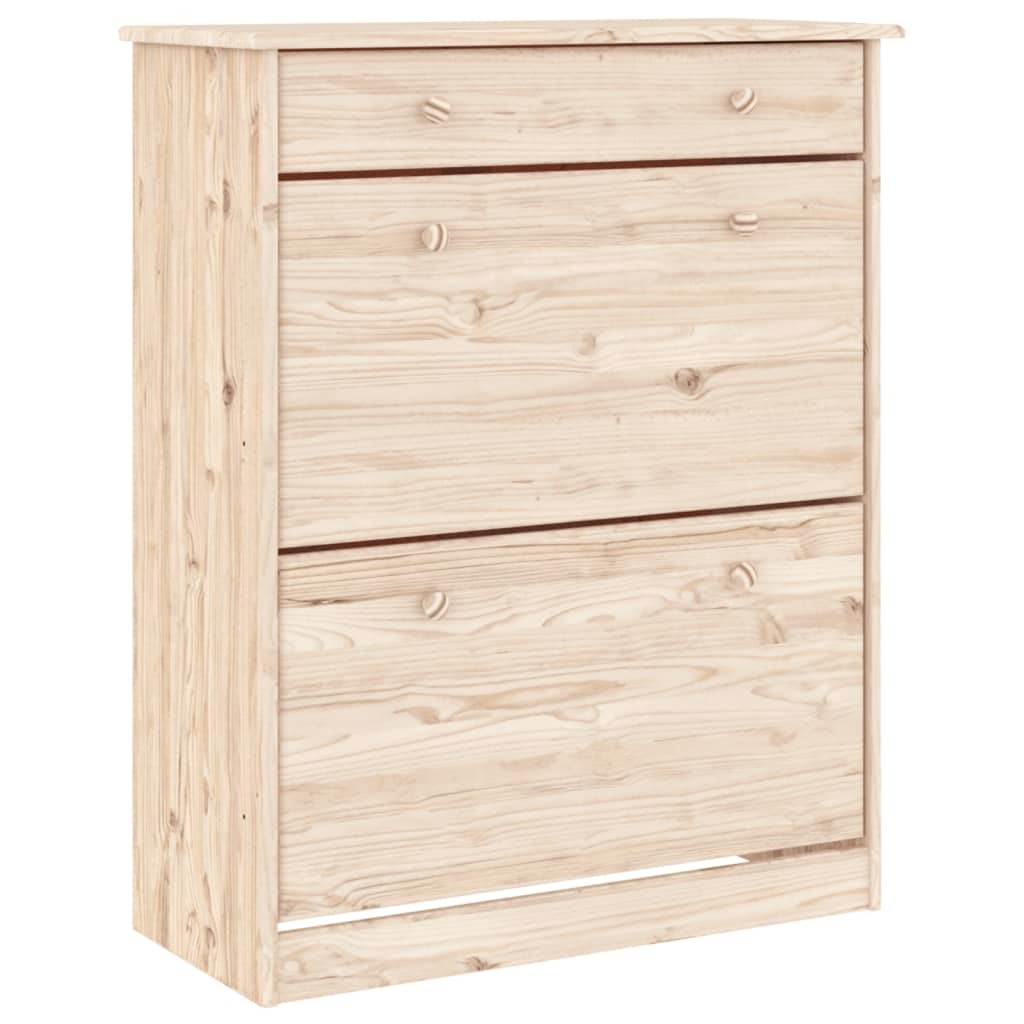 Highboard ALTA 77x35x188 cm Solid Wood Pine