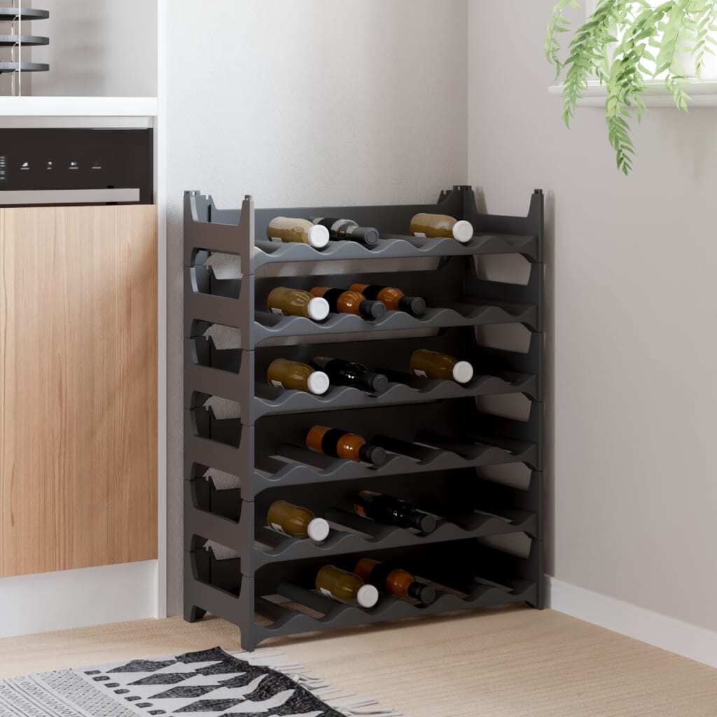 Wine Rack for 36 Bottles PP Stackable