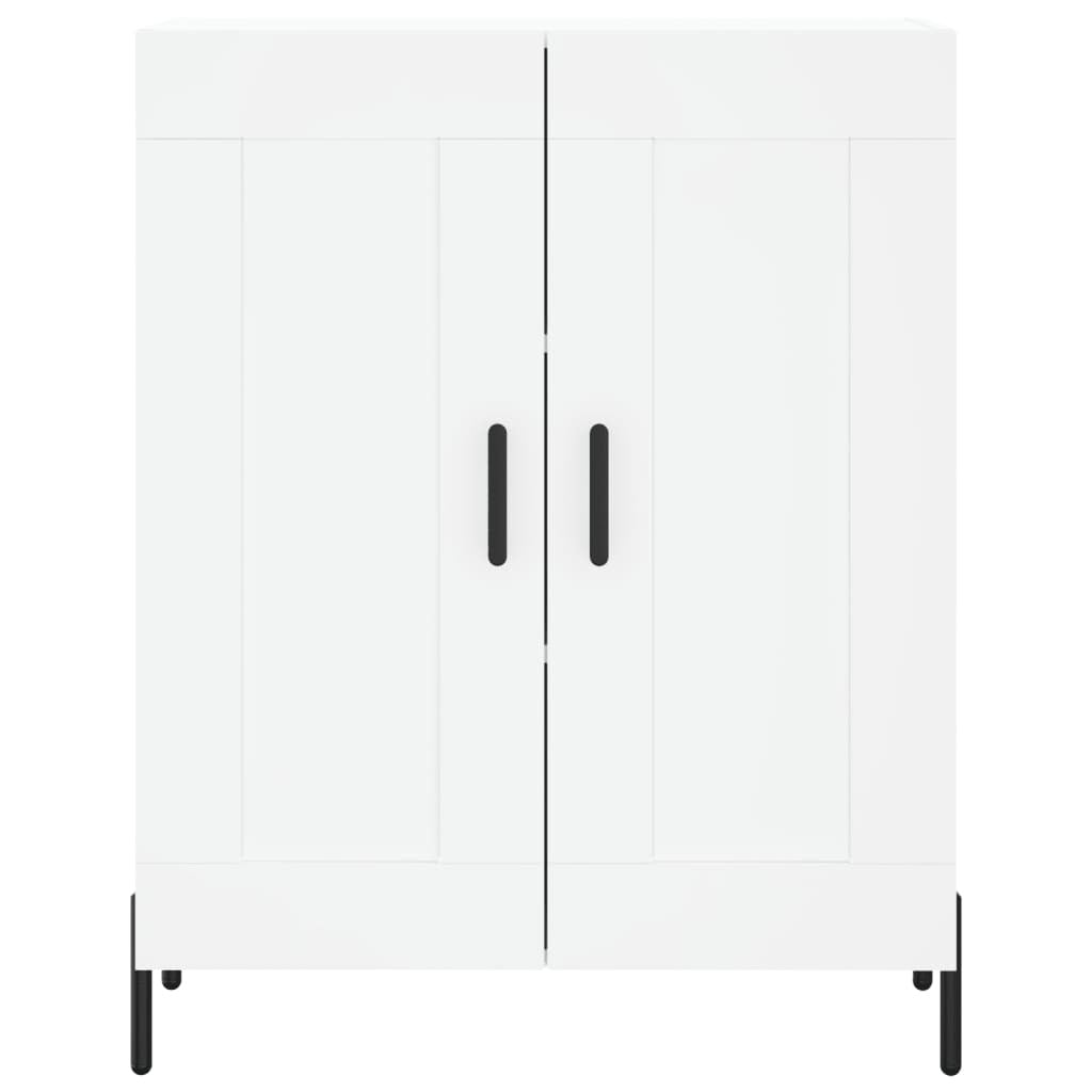 Highboard White 69.5x34x180 cm Engineered Wood