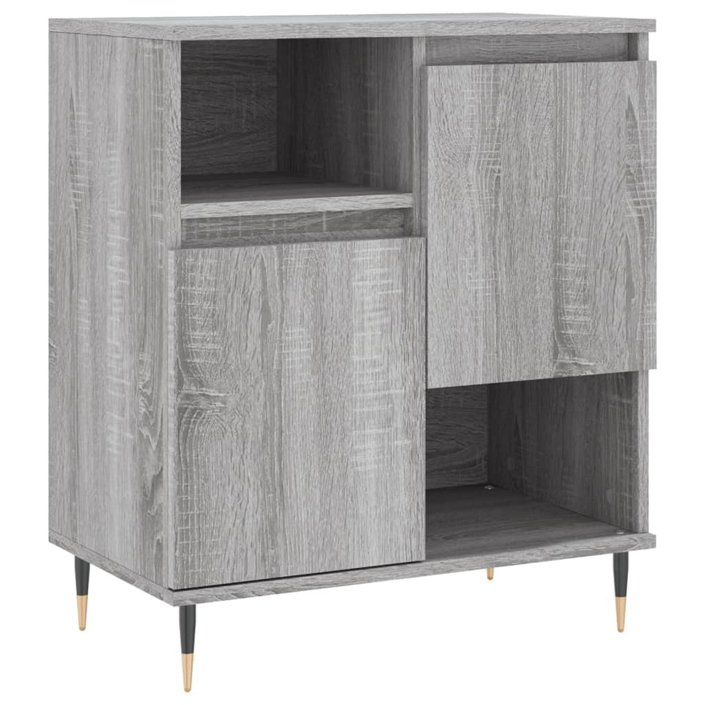 Sideboards 3 pcs Grey Sonoma Engineered Wood