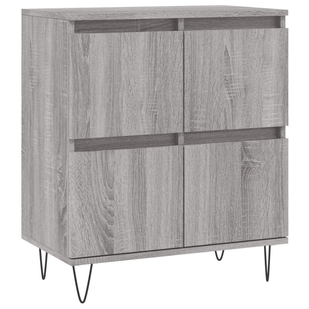Sideboards 2 pcs Grey Sonoma Engineered Wood