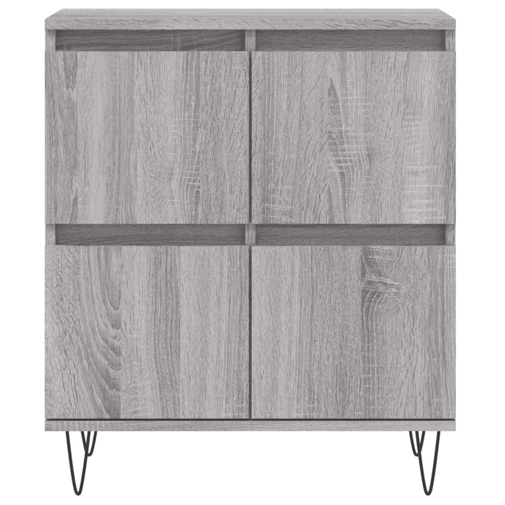 Sideboards 2 pcs Grey Sonoma Engineered Wood