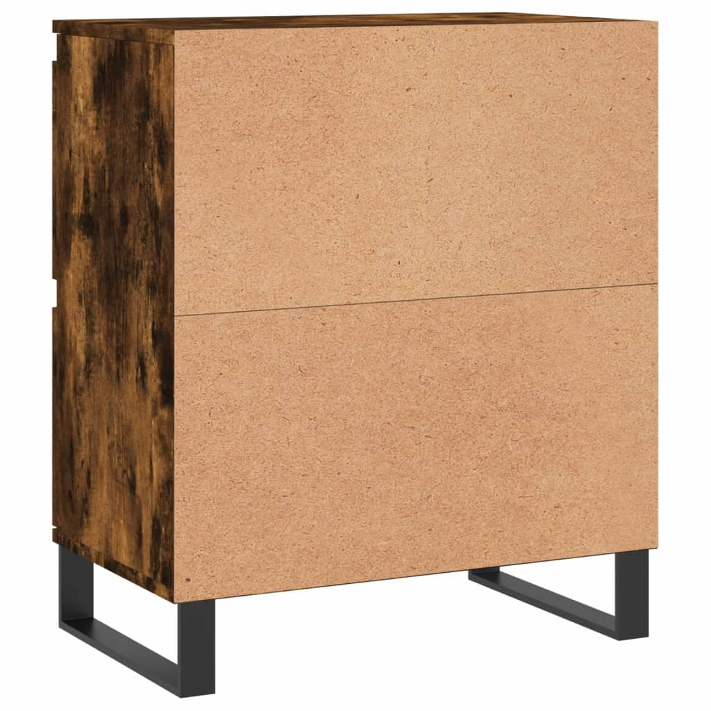 Sideboards 2 pcs Smoked Oak Engineered Wood