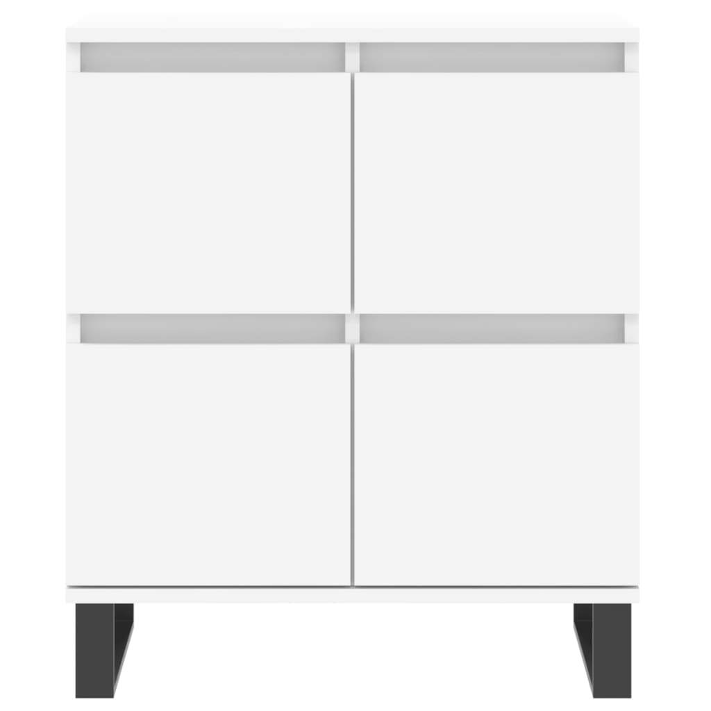 Sideboards 3 pcs White Engineered Wood