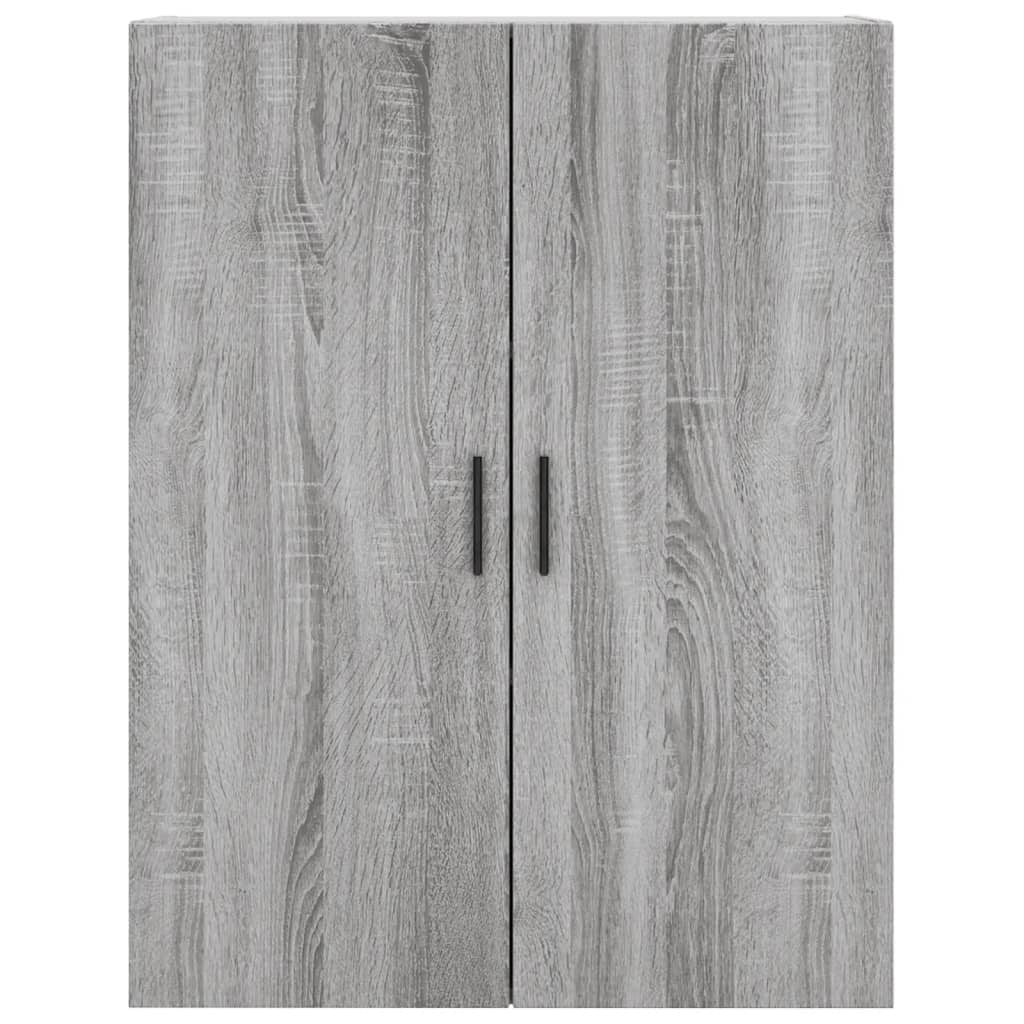 Highboard Grey Sonoma 69.5x34x180 cm Engineered Wood