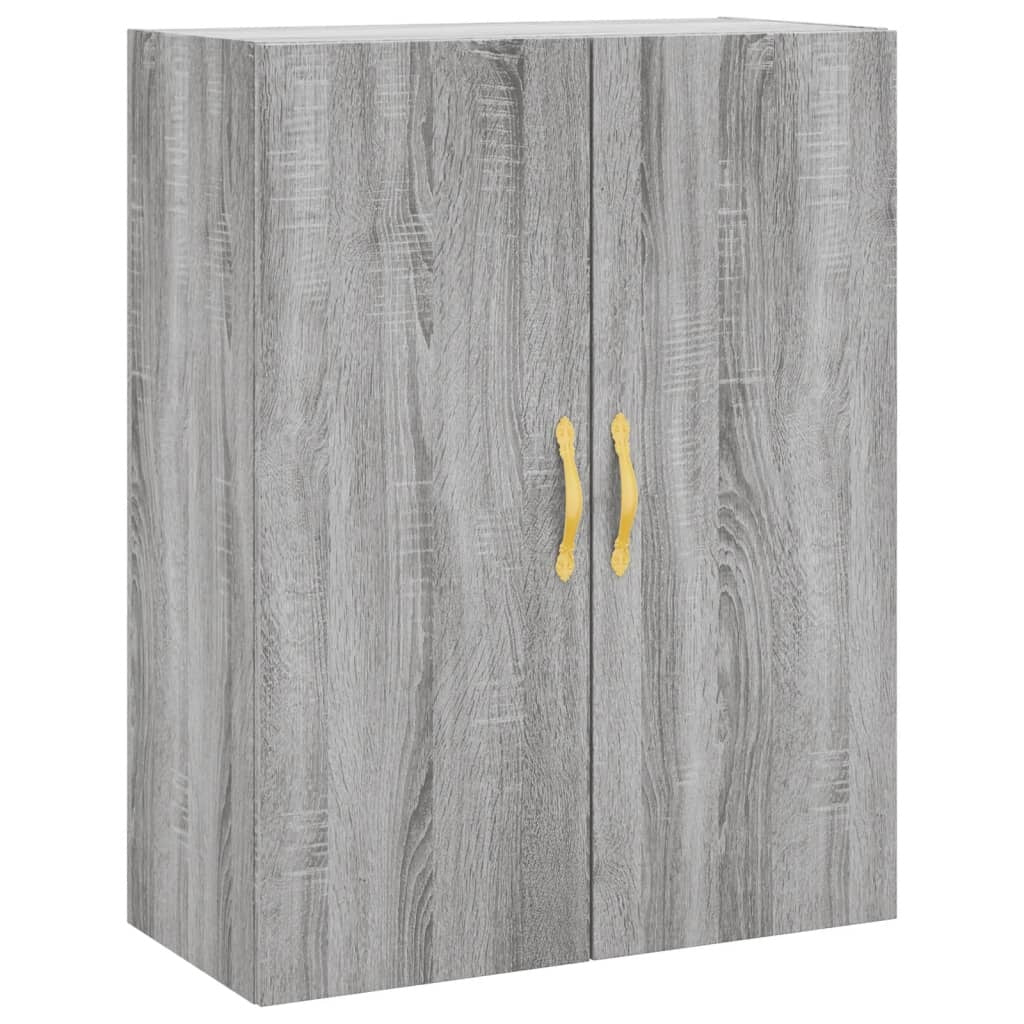 Highboard Grey Sonoma 69.5x34x180 cm Engineered Wood