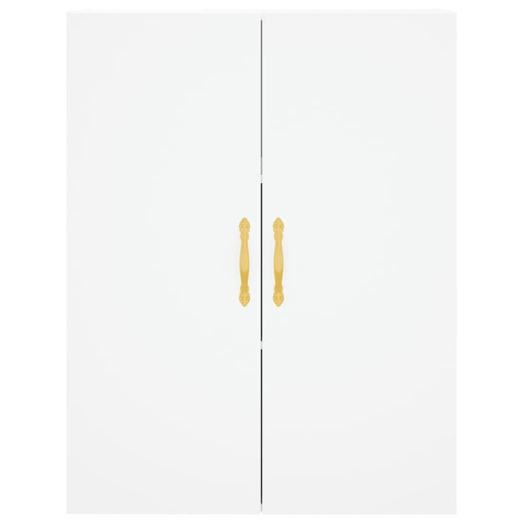 Highboard White 69.5x34x180 cm Engineered Wood