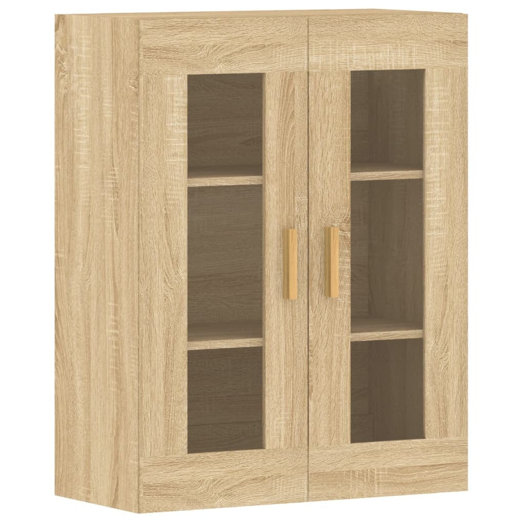 Wall Mounted Cabinets 2 pcs Sonoma Oak Engineered Wood