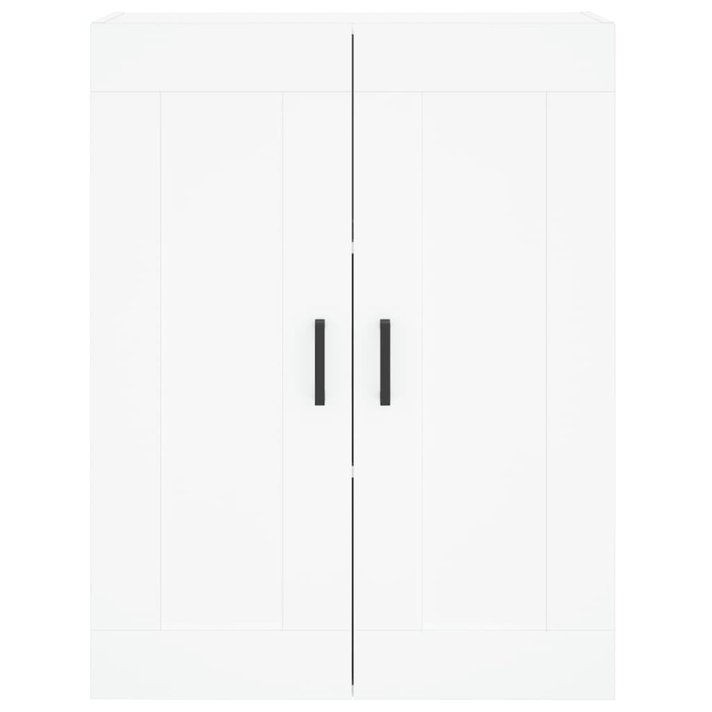 Wall Mounted Cabinets 2 pcs White Engineered Wood
