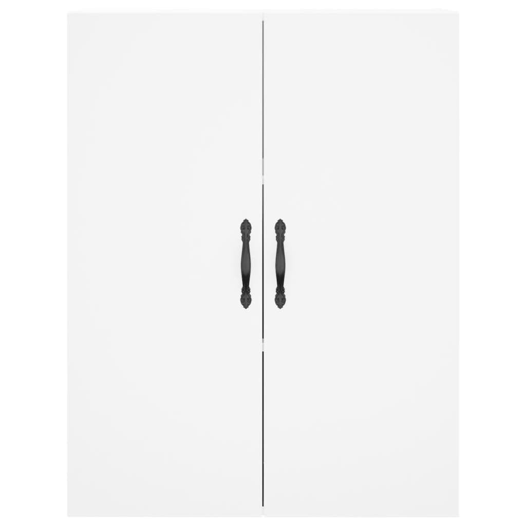 Highboard White 69.5x34x180 cm Engineered Wood