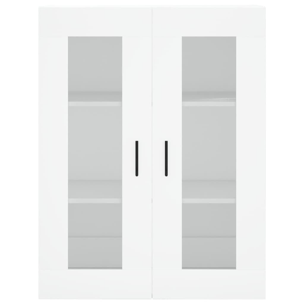 Highboard White 69.5x34x180 cm Engineered Wood