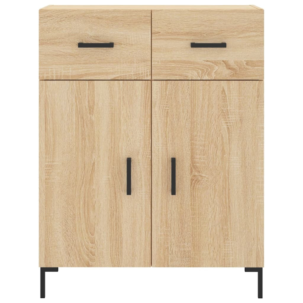 Highboard Sonoma Oak 69.5x34x180 cm Engineered Wood