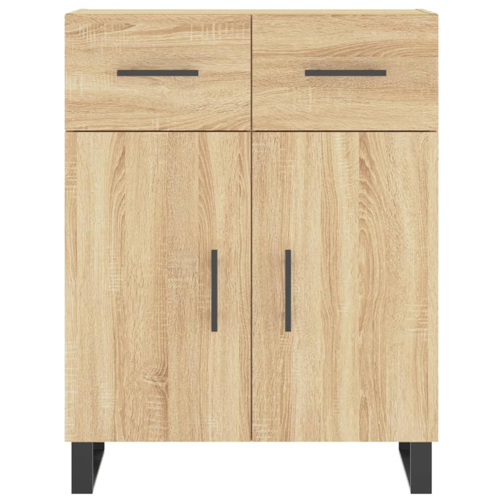 Highboard Sonoma Oak 69.5x34x180 cm Engineered Wood